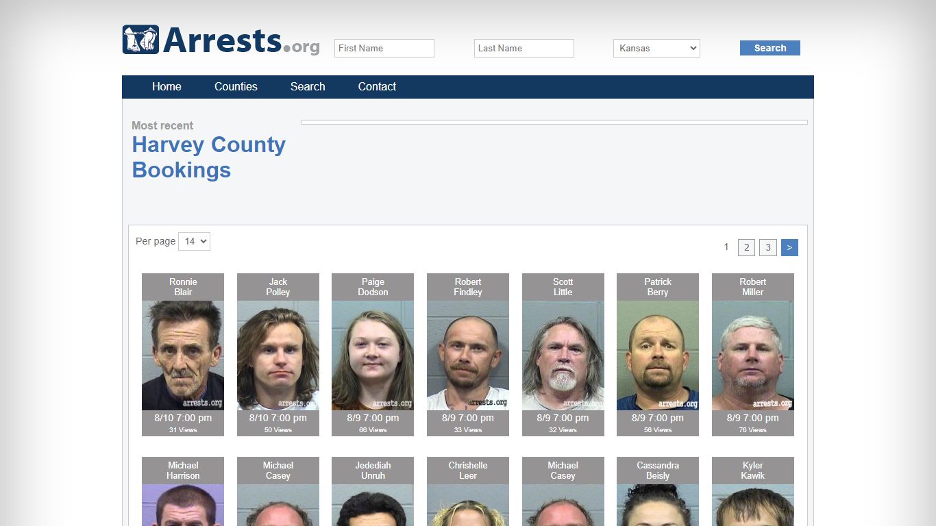 Harvey County Arrests and Inmate Search